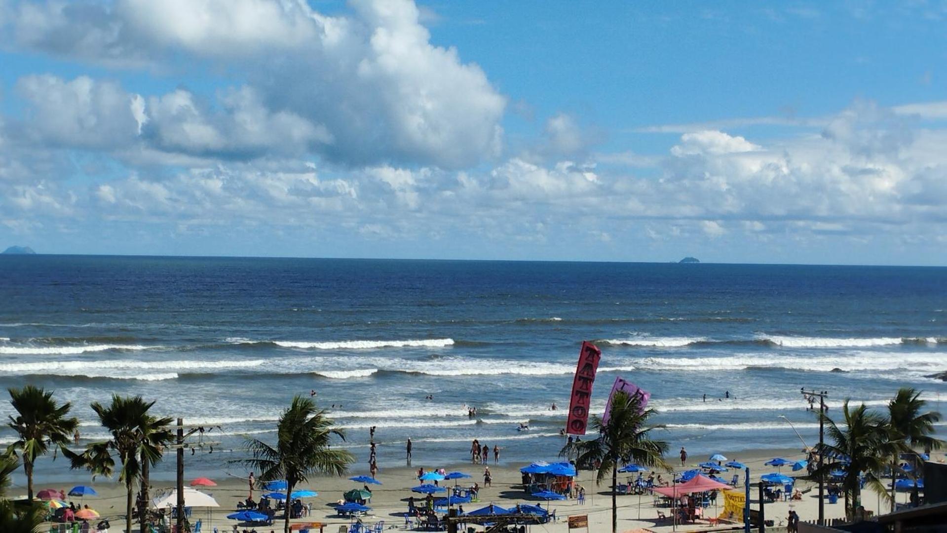 Apartamento Na Frente Da Praia Itanhaém Exterior foto